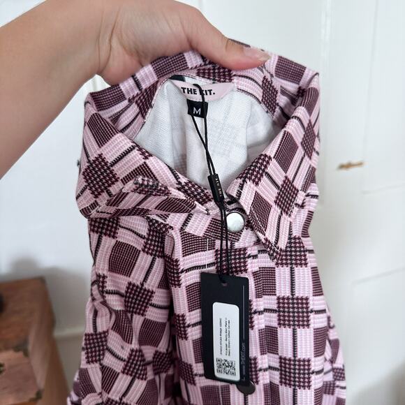 NWT The Kit Canvas Mia Jacket in Berry Glen Plaid - Picture 4 of 5